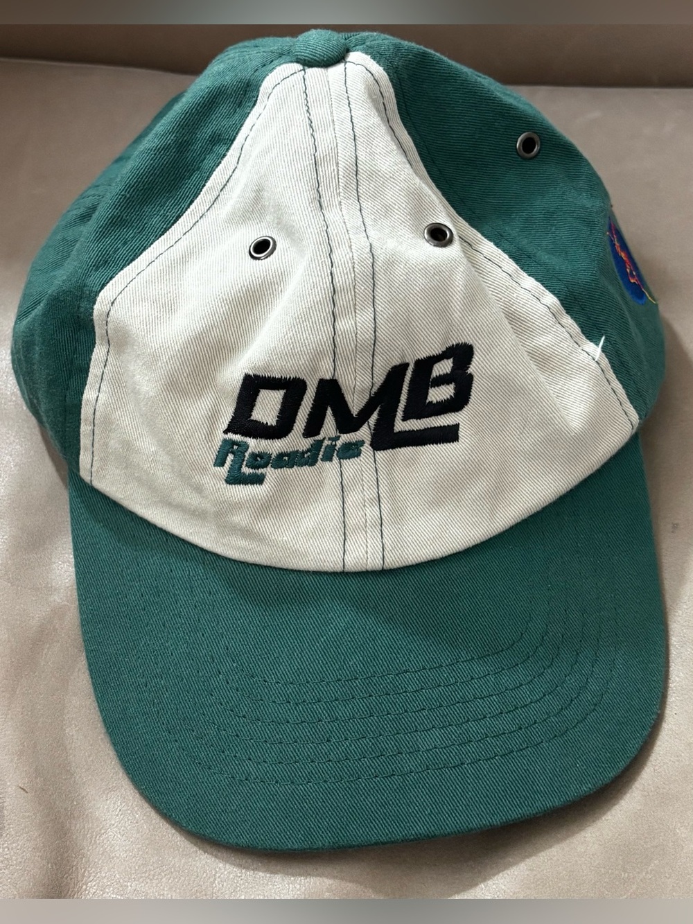 Dave Matthews Band DMB Roadie Crew Adjustable Hat Vintage Green and White